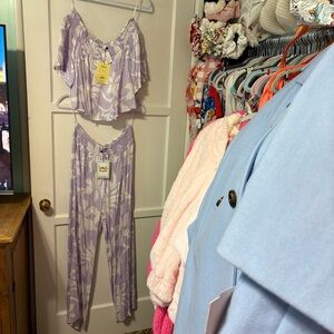 Salty Lemon 🍋 top & pants set